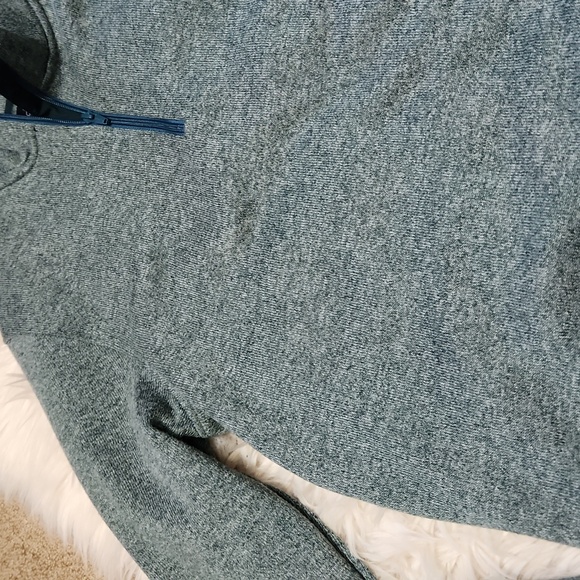 Men's J Crew half zip fleece pullover- medium - Picture 5 of 9